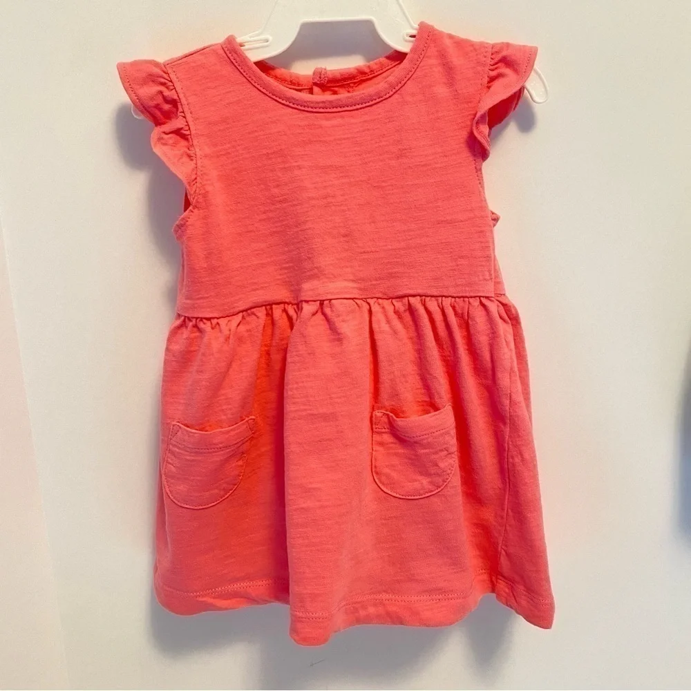 Carter's Baby Girls Infant Dress/ Bodysuit With Unicorn Cardigan Size 9 Months